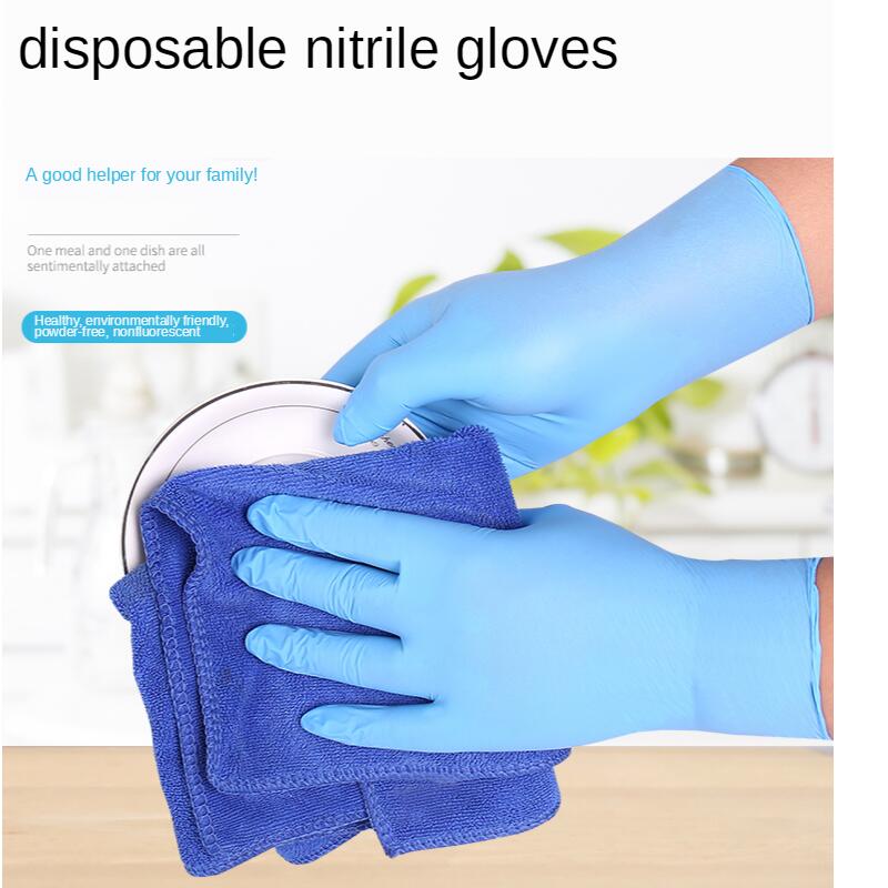 Disposable Silicone Gloves Rubber Gloves Household Latex Gloves Disposable Food Gloves Left and Right Universal Cleaning