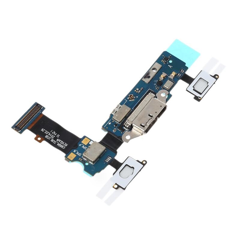Micro Usb-poort Opladen Outlet Dock Connector Vervanging Flex Kabel Voor Samsung S5 G900A Microfoon 090F