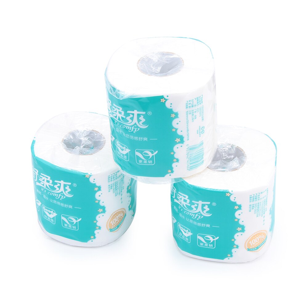 Witte Wc Papier Patroon Roll Wc-papier, Roll Papier In Badkamer, papieren Handdoek 10 Rollen Per Zak