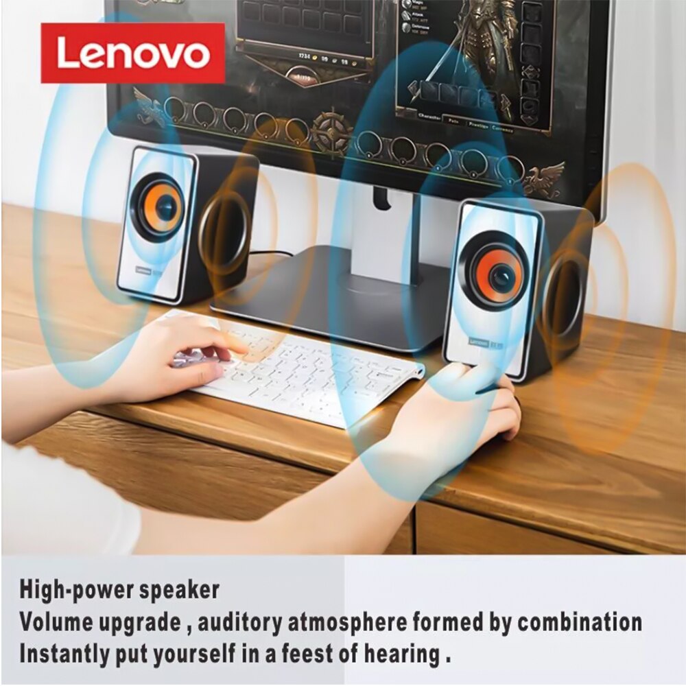 Lenovo M550 Audio Computer Desktop Speaker Desktop Notebook Multimedia Mobiele Telefoon Subwoofer Bedrade Usb Draagbare Stereo Speaker