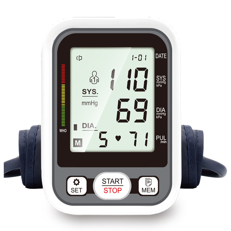 Arm Type Bloeddrukmeter Thuis Elektronische Bloeddrukmeter Instrument Automatische Bloeddrukmeter