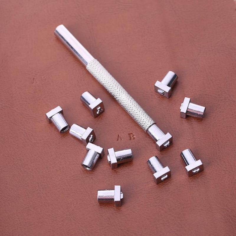 36pcs Steel Punch Tools Alphabet Letter Number Stamper Set Stamping Metal Leather Punching Tools DIY Leather Craft Tools