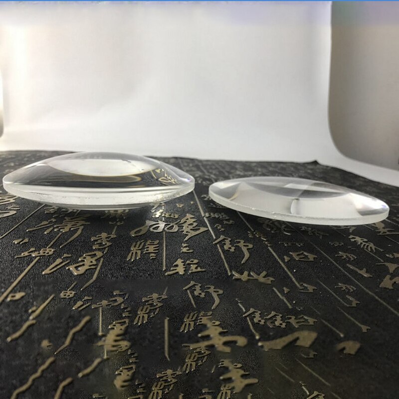 127mm de largura de diâmetro 3 vezes 15 vezes, espelho grande circular, lente de vidro hd, lente de vidro transparente