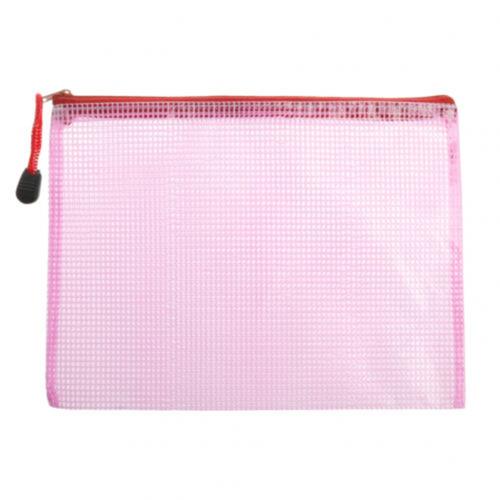 Document Tas A4 Gridding Waterdichte Zip Tas Document Pen Filing Producten Kantoor & School Supplies Handig En Duurzaam: Rood