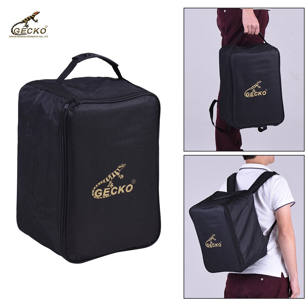 Gecko M03 Kids Cajon Box Drum Bag Backpack Case 600D 5MM Cotton Padding with Carry Handle Shoulder Straps