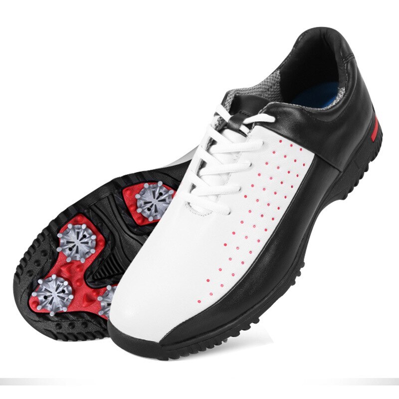 Basquette homme club de golf homme chaussure homme luxe chaussures golf homme Chaussures de Golf imperméables et respirantes pour hommes, baskets de sport décontractées et antidérapantes de Style Brogue