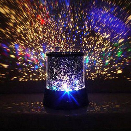 Led Nachtlampje Projector Sterrenhemel Ster Maan Master Kinderen Kids Baby Slaap Romantische Kleurrijke Led Projectielamp Speelgoed