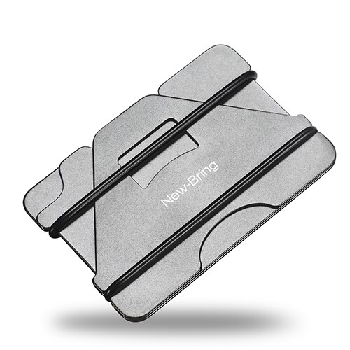 Pocket Wallet Bank Credit Card Holder Business Card Case card box Travel Organization Holder: 3 layer silver