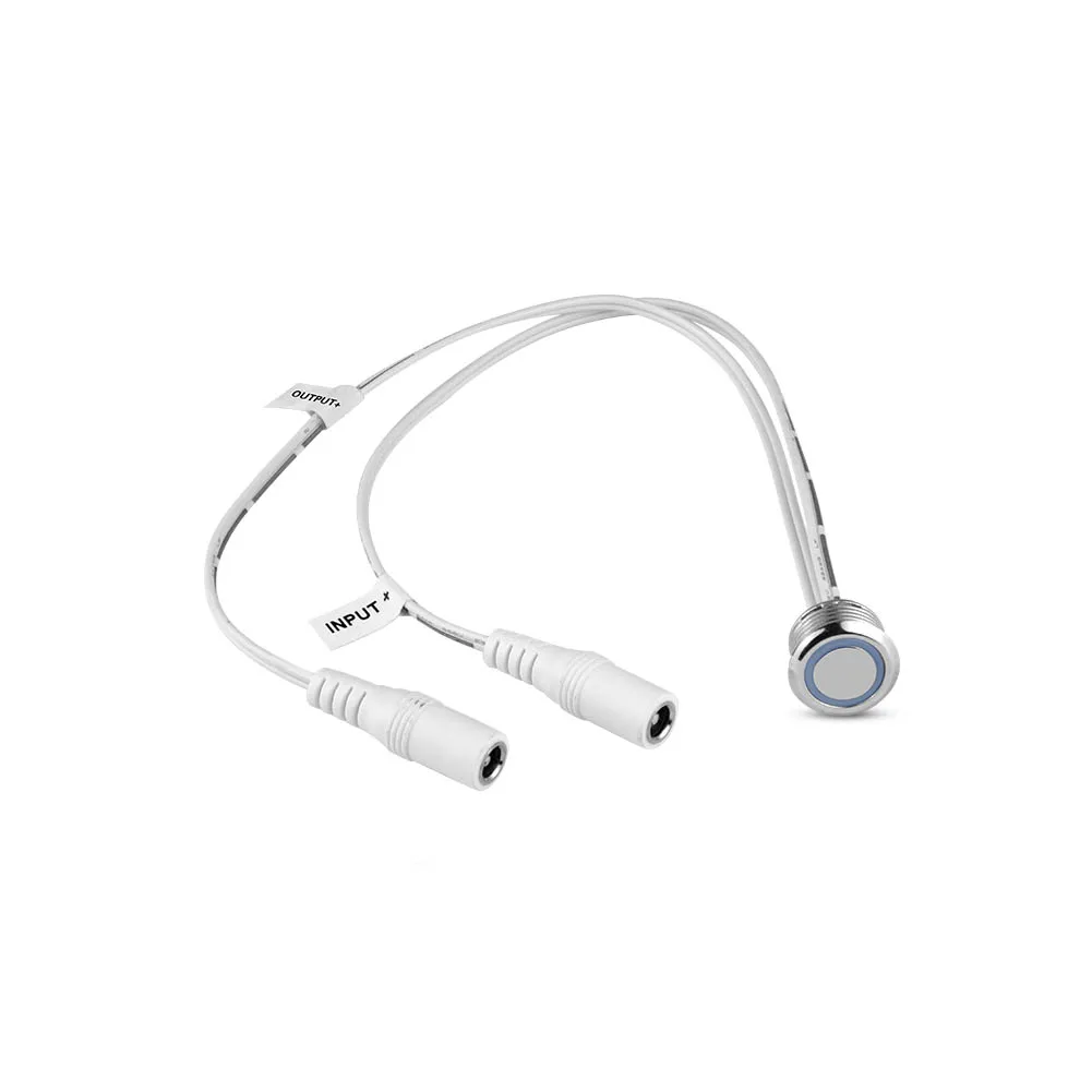 5V DC 12-24V 4A Touch Switch 12V LED Strip Switch Button ON OFF Dimmer Touch Sensor Stepless Dimming electric switches for house: Silver