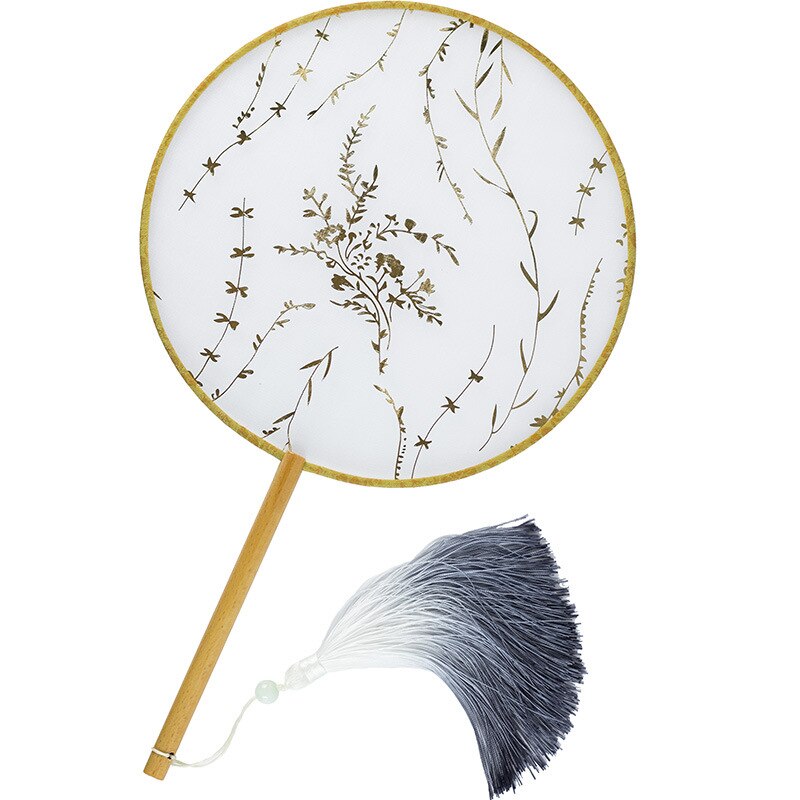 Groep Fan Bruiloft Gunsten En Boeket Chinese Bruid Draak Toga Kleding Cheongsam Rode Ronde Groep Fan Vintage