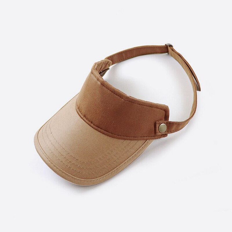 Xeongkvi japansk fritid tom baseball cap sommer mærke polyester farve matchende snapback ingen top visirer cap top hat: Khaki