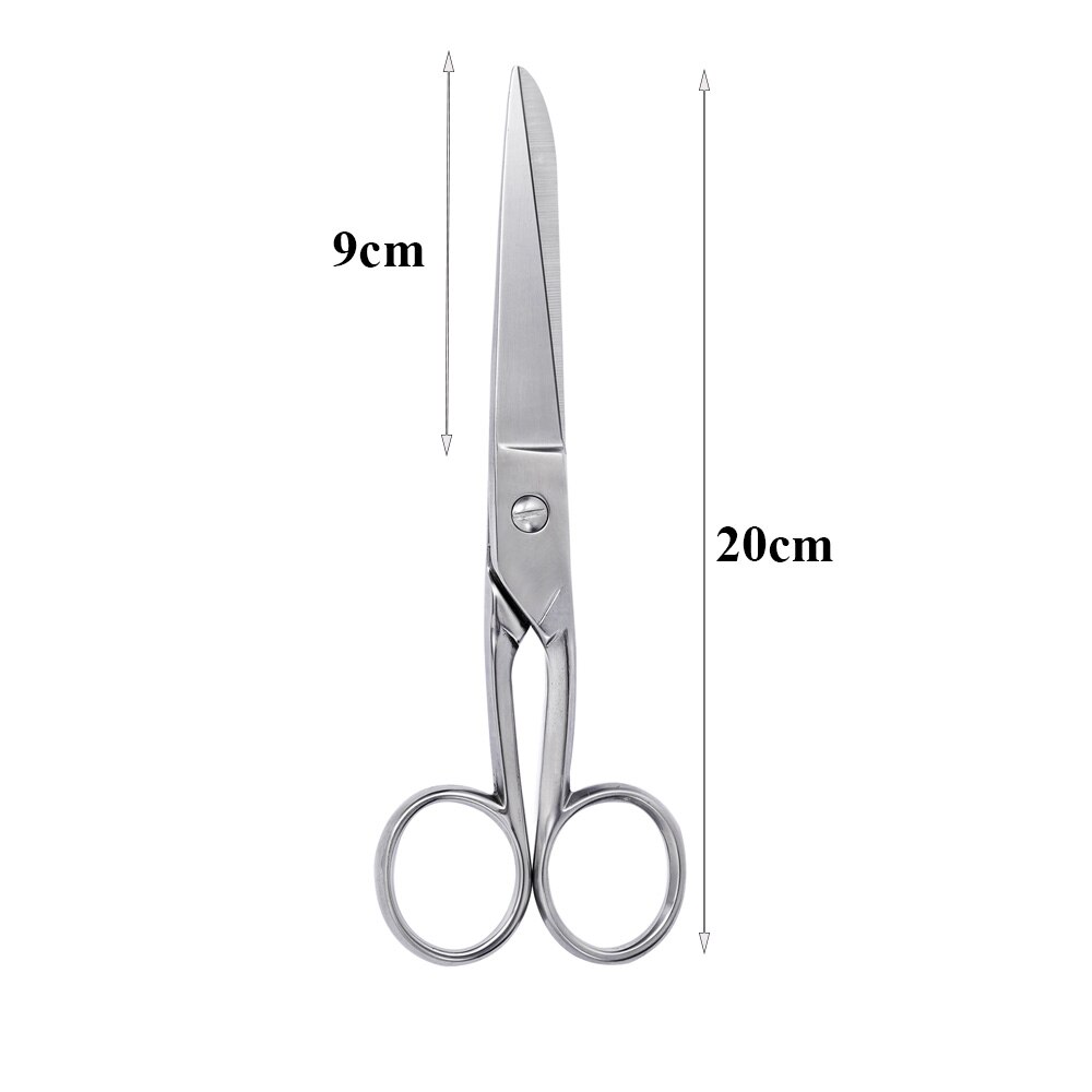 Cross StitchSteel Scissors for Fabric Cutter Craft Tailor's Scissors Embroidery Sewing Scissor Tool Cuts DIY Craft: 20cm