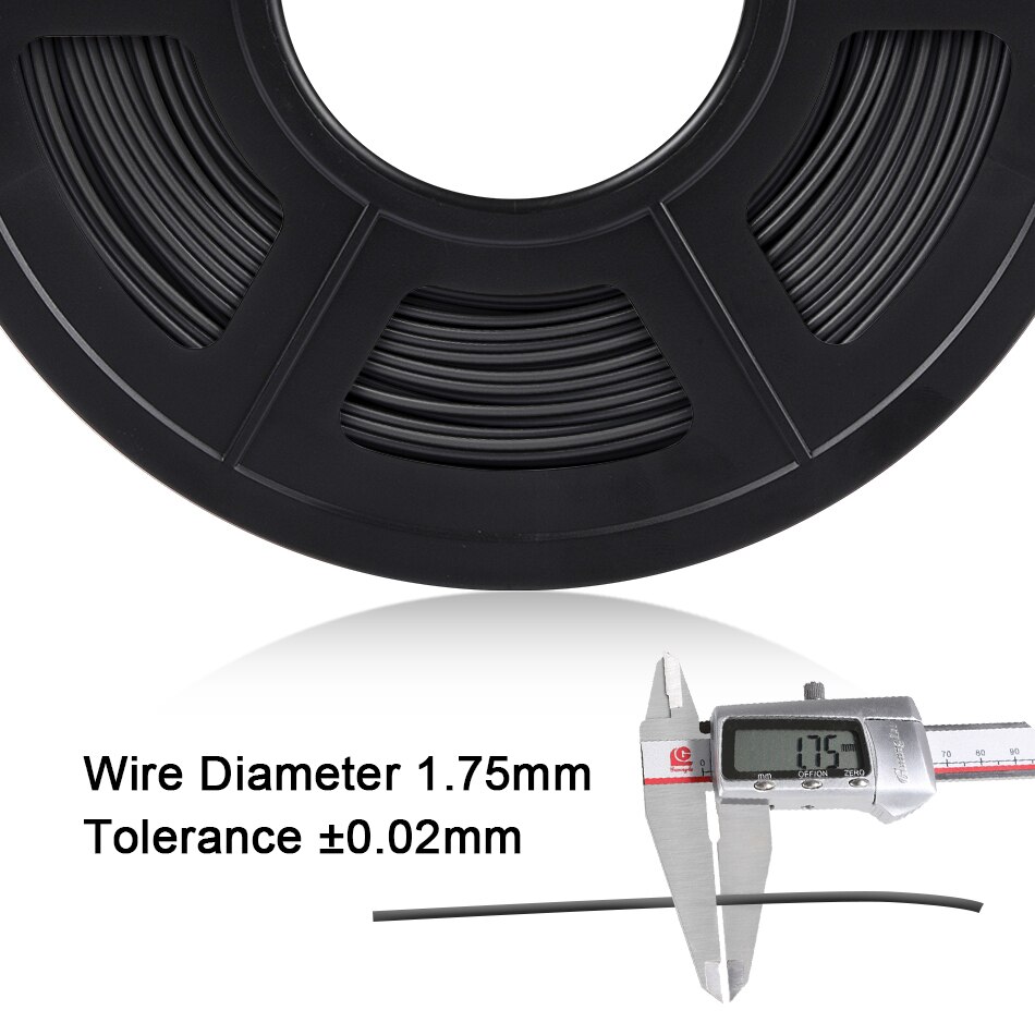 PLA Trasporto Veloce 1kg 1.75 millimetri 3D Stampante Filamento Tolleranza di +/-0.02 millimetri Eco-Friendly Materiale di Stampa Per FAI DA TE E La Creazione di