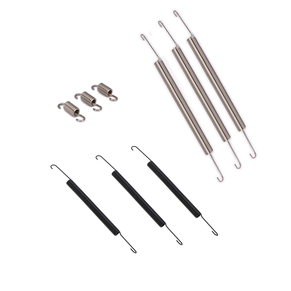 Junta de tubo de colector de escape de silicona, extensión de resorte de motor, 3 uds., para coche modelo RC 1/8 1/10 Nitro HSP HPI Traxxas Axial Kyosho