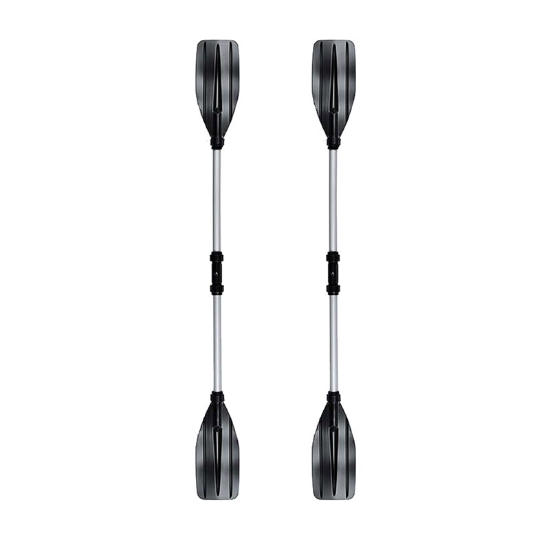 1Pair Kayak Paddle Kayaking Boating Oar with Paddle Leash for Inflatable Boats