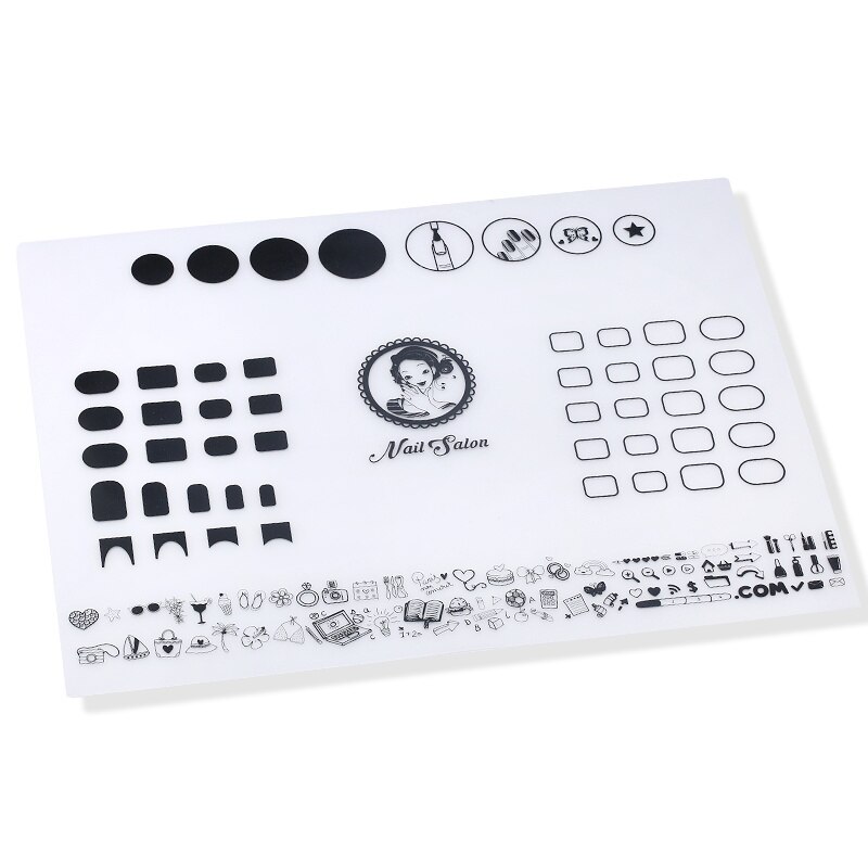 Tapis d&#39;estampage en Silicone pour Nail Art, pliable, lavable, outil de manucure: 4