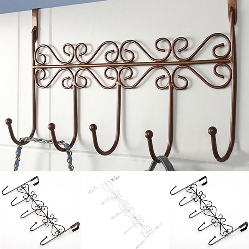 1pc ganchos de porta casa banheiro cozinha organizador chapéu toalha casaco roupas cabide porta ganchos parede porta pendurado rack titular