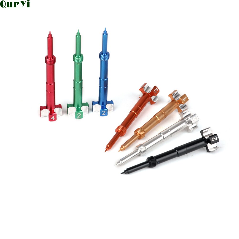 Tornillo de mezcla de combustible para carburador de aire fácil ajustable para motocicleta ATV Dirt Bikes FCR MX Carby Motor 4 tiempos