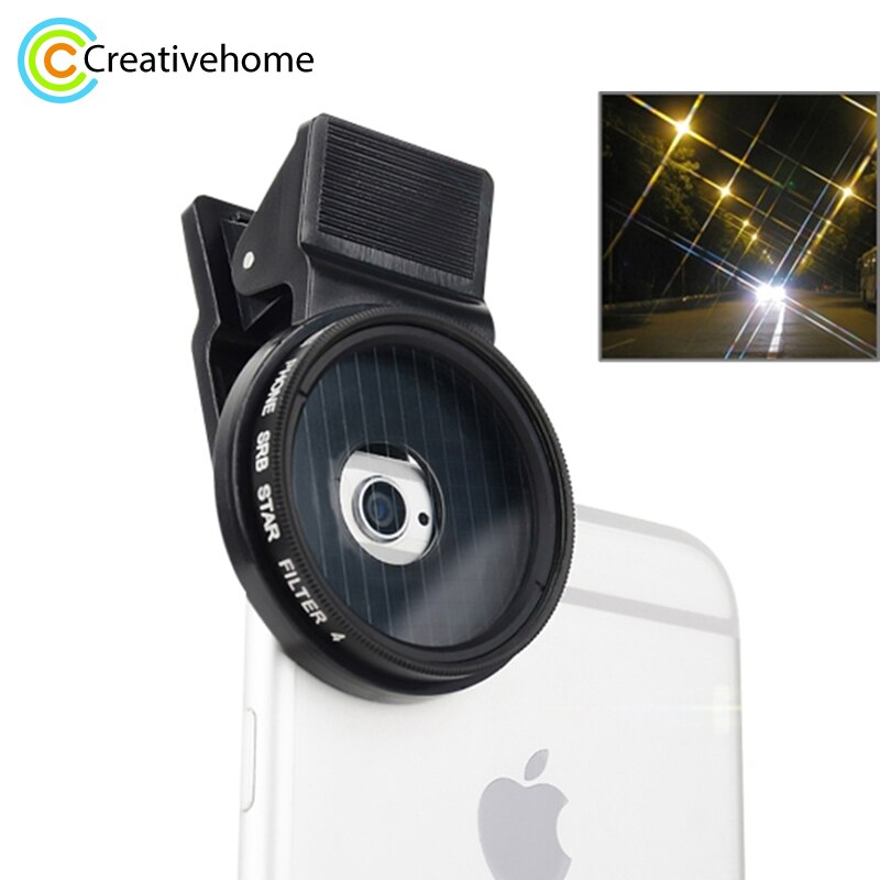 Professionale 37mm stella lente filtro kit per il iphone 7 più 6 6 s 5 5C SE Samsung HTC Sony telefono cellulare Lente della Fotocamera Filtro