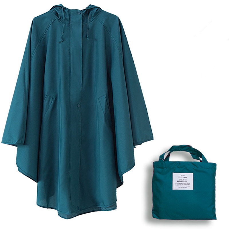 Dünne Mit Kapuze regenmantel frauen Punkte wasserdichte draussen damen regen Mantel Poncho chubasquero mujer capa de chuva