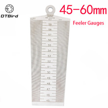 45-60mm Feeler Gauges Single And Double Side Taper Ruler Stainless Steel Metric And Imperial System Inner Diameter Ruler Outlet