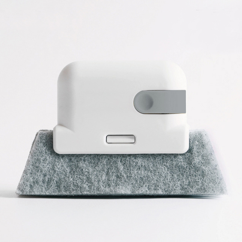 Window Cleaning Brush Windowsill Groove Deadend Cabinet Crevice Brush Removable Household Multifunctional Cleaning Tools: Light Grey
