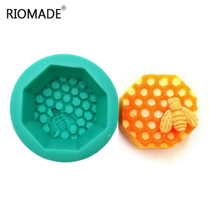 Bee Soap Mold Honey Comb Silicone Molds Handmade Soap Craft Diy Soap Making For Chocolate Cake Decoration Baking Tools S0226MF