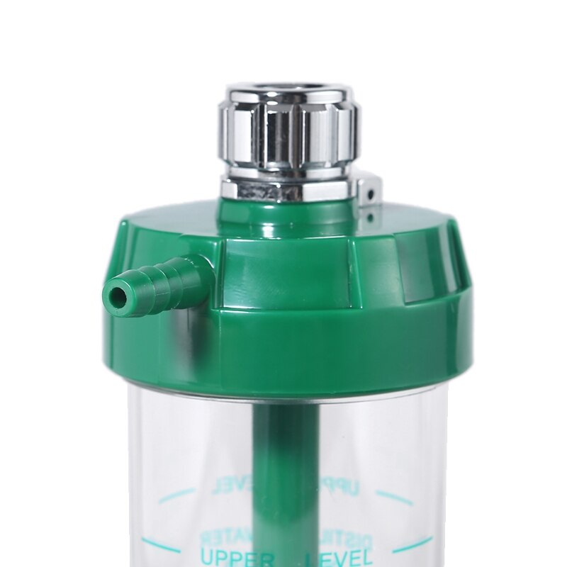 200mL Dry Humidifier Bottle Compatible with Oxygen Regulator O2 Pressure Gauge Upper Level & Lower Level