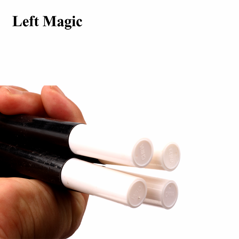 5 sztuk/partia magiczna różdżka naklejki magiczne sztuczki profesjonalny kij znikający jedwab bliska magia znikająca magiczna różdżka rekwizyty