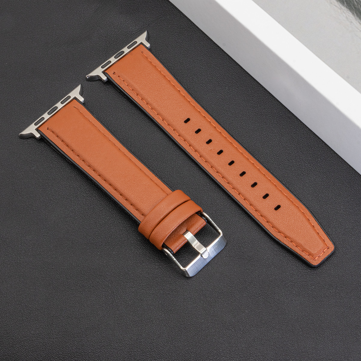 Lederen band voor Apple Watch Band Ultra 2 49 mm 10 9 8 7 46 45 41 mm voor IWatch-serie 6SE 5 4 44 mm 40 mm Correa