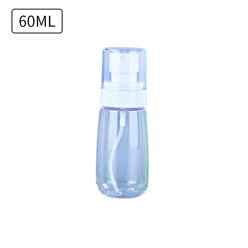 30ml/60ml 1pc gennemsigtige plastik sprayflasker bærbare rejseflasker små genopfyldelige beholdere tomme kosmetikbeholdere: 60ml spray klar
