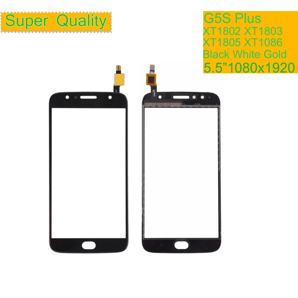 10Pcs/lot Touchscreen For Motorola Moto G5S Plus XT1802 XT1803 XT1805 XT1086 Touch Screen Digitizer Front Glass Panel Sensor