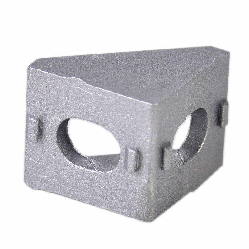 20x20x17mm L-shaped aluminum corner fitting connector bracket fastener series industrial aluminum profile corner code