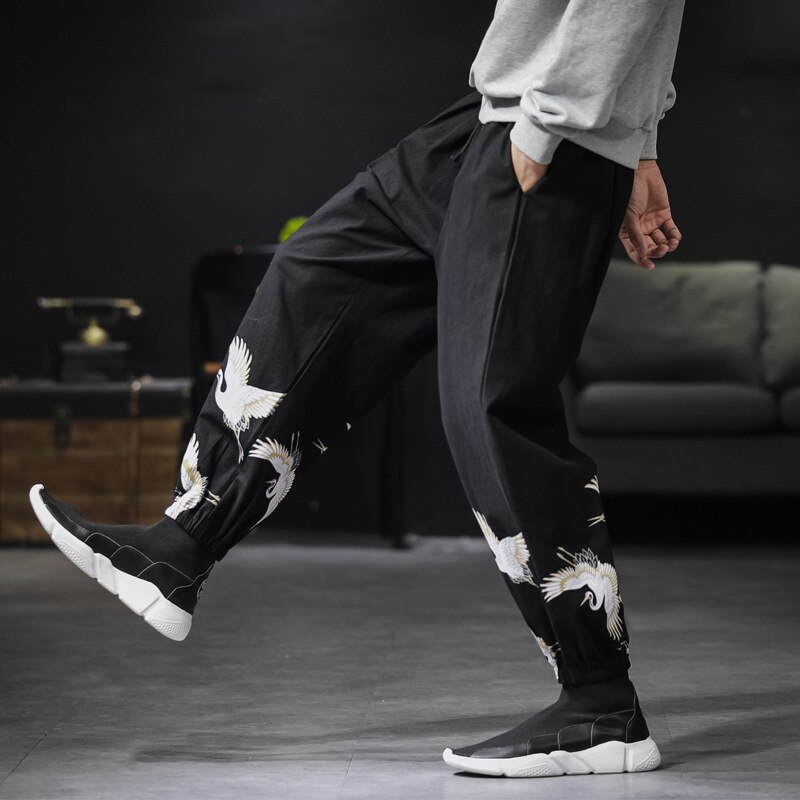 5xl Männer Jogger Hosen Männlichen Tai Chi lässig Jogginghose Bodybuilding Fitness Spur Hosen Männer Schweiß Hosen Kung Fu