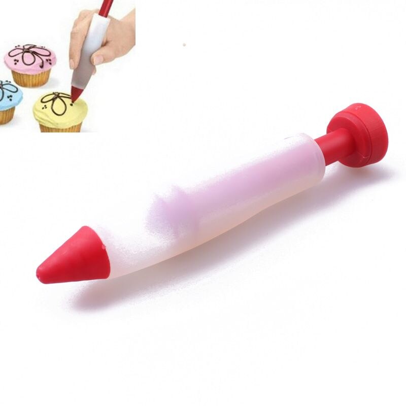 Thuis Siliconen Voedsel Schrijven Chocolate Decorating Pen Cakevorm Ijs Piping Pastry Nozzles Keuken Accessoires # BL5: Default Title