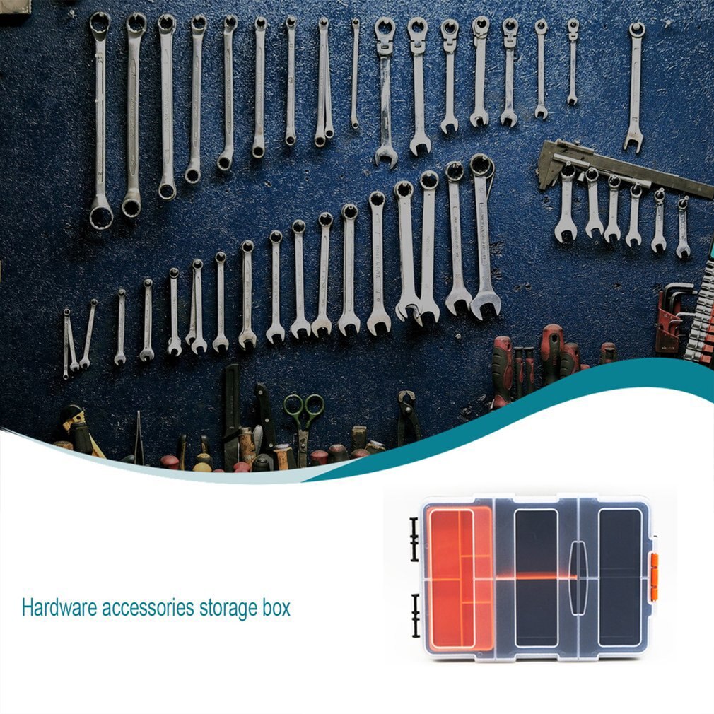 Large Toolbox Household Maintenance Electrician Tool Box Multifunctional ABS Hardware Car Repair Anti-fall Box