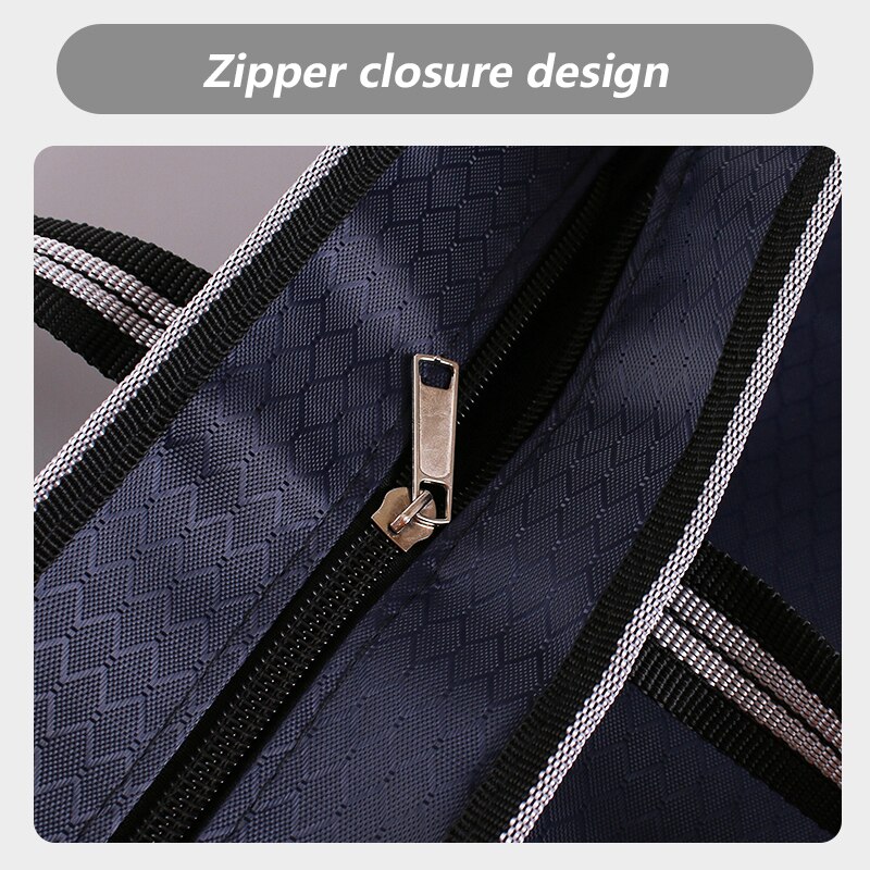 Portable Briefcase A4 File Oxford Cloth Three-dimensional Briefcase Office Meeting Multifunctional Laptop Bag Waterproof