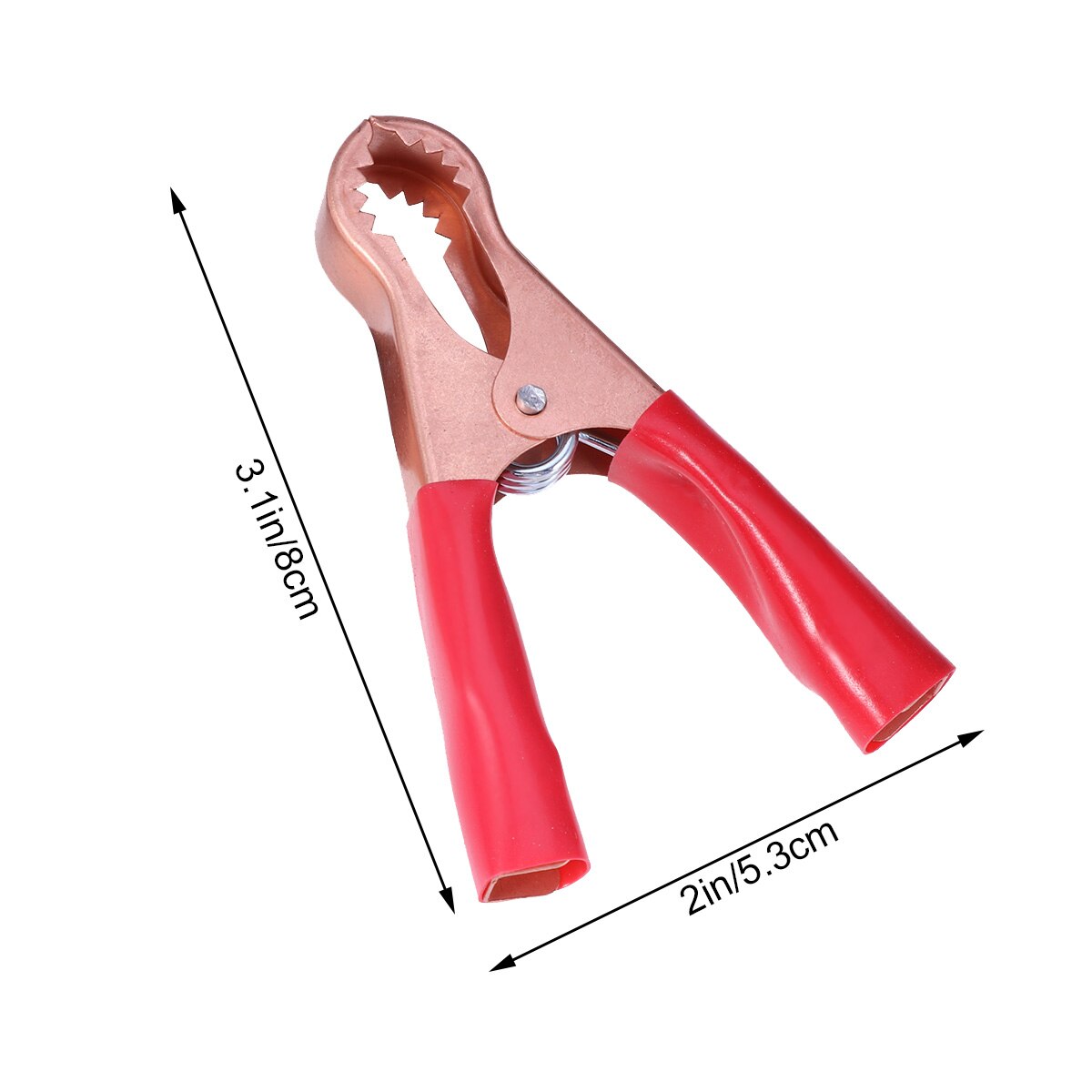 2PCS Connected Battery Clip Toothed Battery Clip Charger Clip Accessories