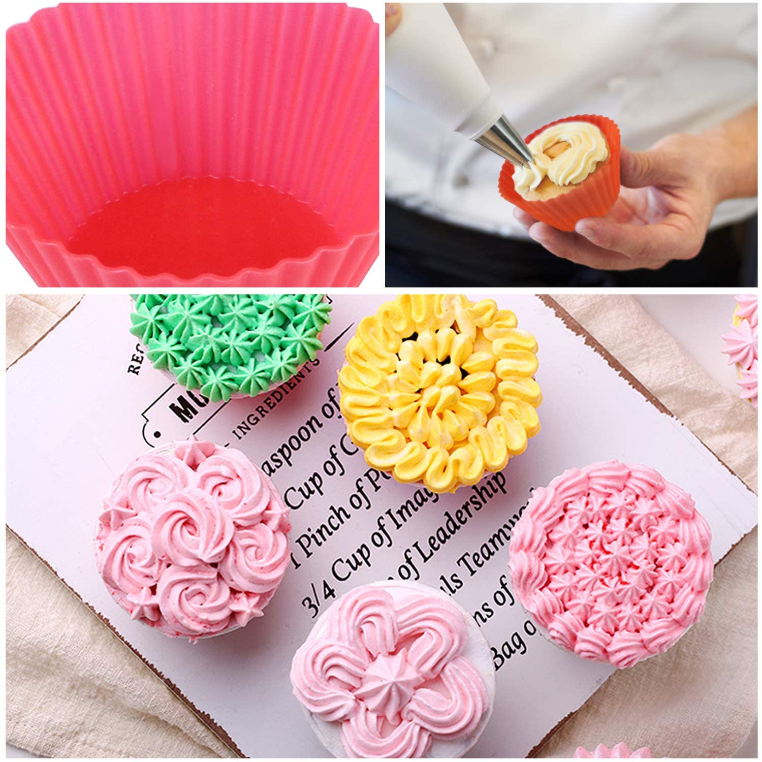 85 Roestvrij Staal Diy Kits, 50 Sockets, 22 Gebak Zakken, 2 Bloem Nagels, 1 Cake Pen, 5 Cupcake Sockets, 4 Koppelingen Voor Keuken