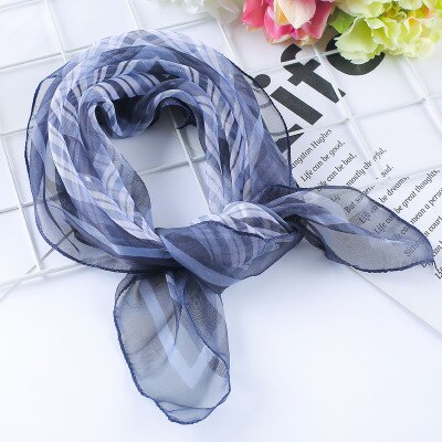 50*50Cm Lente-Zomer Vrouwen Zijden Sjaal Vierkante Dame Wrap Kleine Kantoor Neck Head Sjaal Haar sjaal Foulard Skinny Sjaals: TS-3