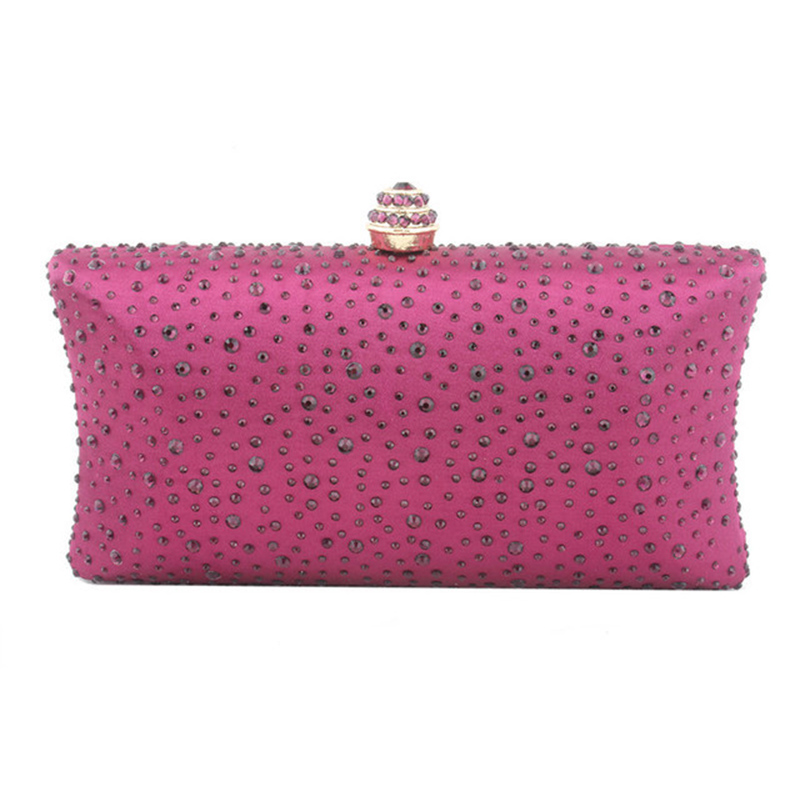 Clutch Bags for Women Wedding Green Clutch Purses and Handbags with Rhinestone Gold Shoulder Bag Ladies Evening Bag ZD1300: Purple