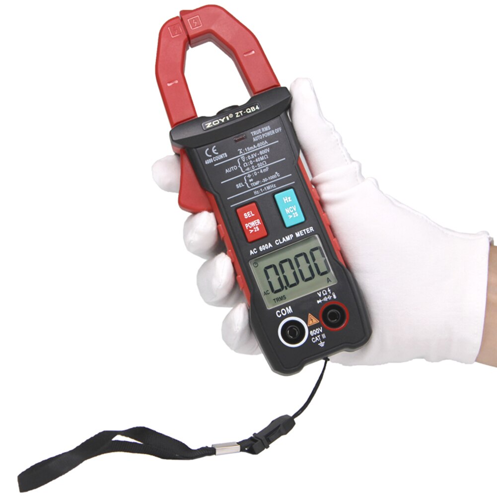 Current Tester Plier Ammeter Digital Clamp Meterx Automatic Smart Double Insulation Protection Portable Bag] Multimeter Tester