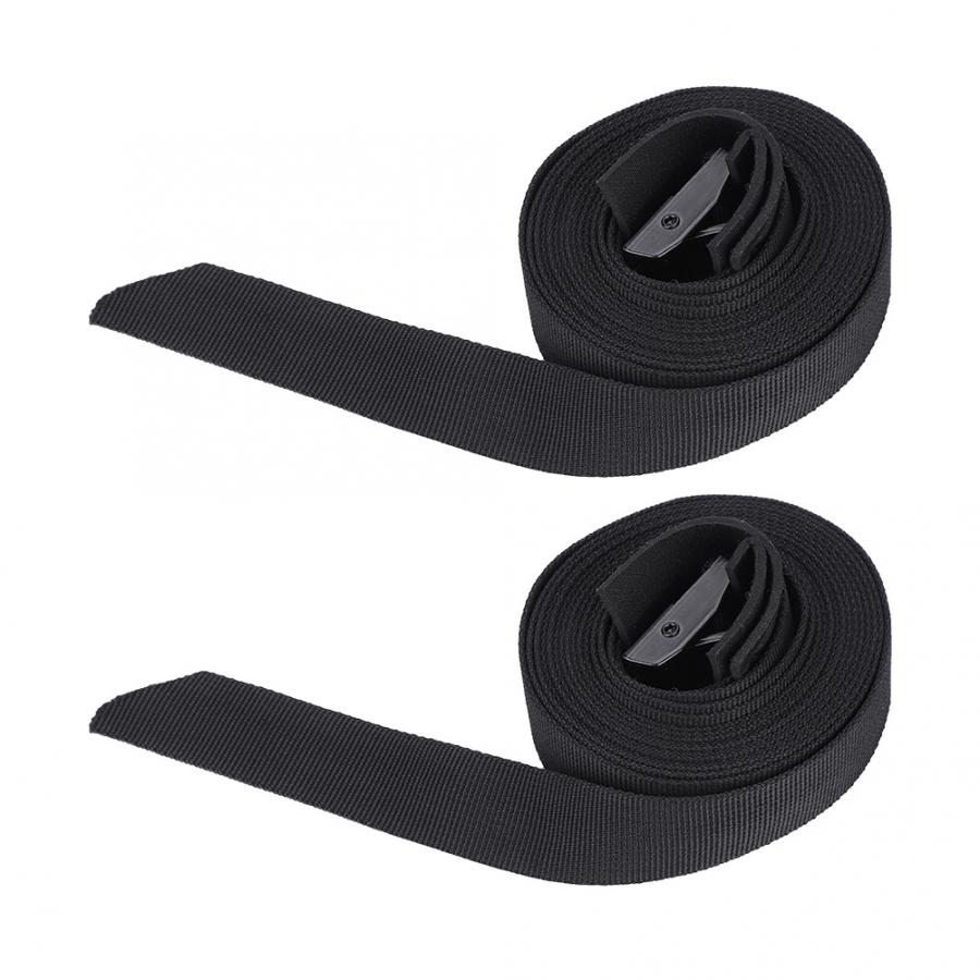 2pcs/set Outdoor Lashing Tie Surfboard Kayak Roof Rack Cam Buckle Lashing Tie Down Strap Top Rack Belt For Car Bus Bicycle Tools