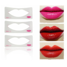 Rorasa 6 Pcs Lip Liner Stencils 3 Lip Model Stijlen Lip Lijn Template Stencil Card Diy Lip Cosmetische Make Up gereedschap