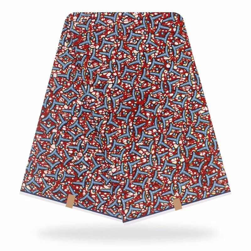 Afrikaanse Wax Stof 100% Katoen Wax Afrikaanse Echte Afrikaanse Katoen Wax Echte Afrikaanse Print Stof Voor Feestjurk