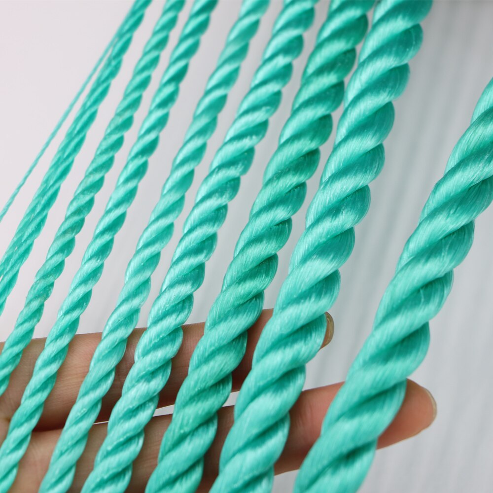 1Mm-14Mm Diameter Polyethyleen Touw Nylon Weave Twisted Twine Hoge Sterkte Tuin Bundeling Plant Netting Thuis verbetering Craft