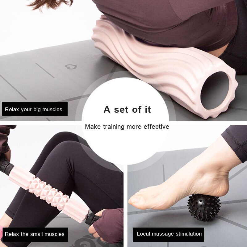 33cm 45cm skum skaft stovepipe rulle mace yoga kolonne yoga fitness massage yoga foam roller muskel relaxer