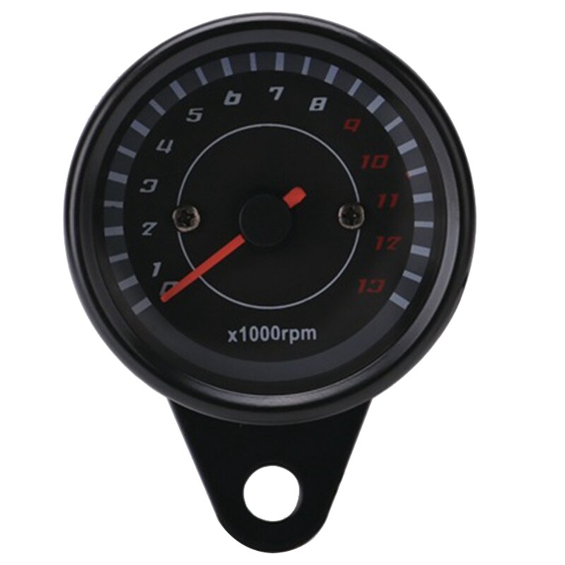 Digital Electronic Induction Ip65 Led Backlight Universal Motorcycle Speeeter Meter Counter 13K Rpm Shift Tachometer Gauge