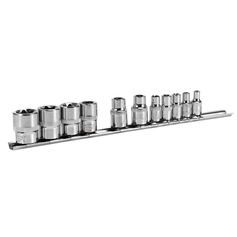 Stopcontact opbergrek houder verdeler 1/4 inch 3/8 inch met zeskantige dop op rail doppen opbergrek gereedschapsorganizer sleutel opbergrek