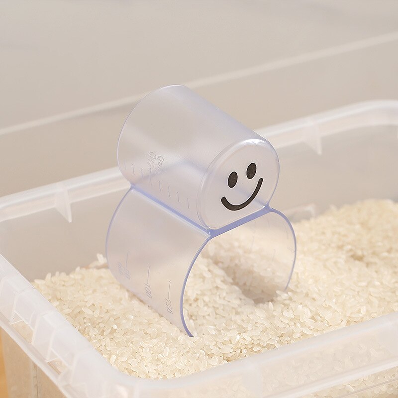 Rice Measuring Cup Clear Plastic Electric Cooker Rice Cooker Replacement Cups Rice Cup Kitchen Supplies Rice Spoon Cookice: 03